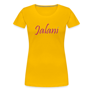 Women’s Signature Jalani Premium Tee - sun yellow