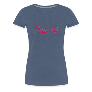 Women’s Signature Jalani Premium Tee - heather blue