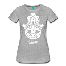 Women’s Hamsa Hand Premium Tee - heather gray