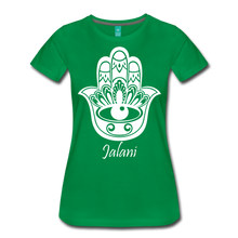 Women’s Hamsa Hand Premium Tee - kelly green
