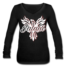 Women’s Signature Phoenix Premium V-Neck Flowy Tee - black