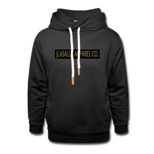 Signature JLA Shawl Collar Premium Hoodie - black