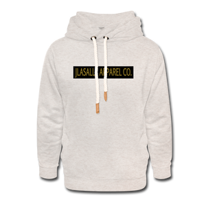 Signature JLA Shawl Collar Premium Hoodie - heather oatmeal