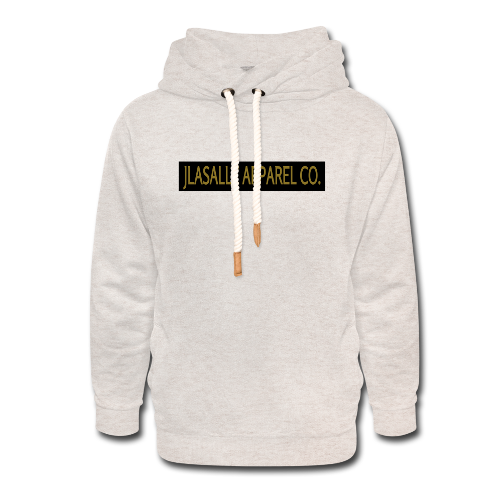 Signature JLA Shawl Collar Premium Hoodie - heather oatmeal