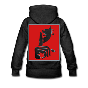 Women’s Premium Hoodie - charcoal gray