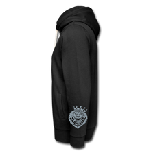 Shawl Collar Hoodie - black
