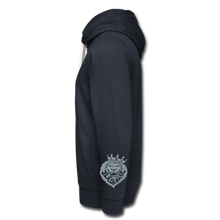 Shawl Collar Hoodie - navy