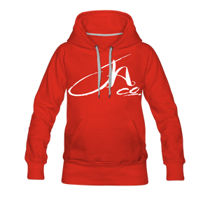 Women's Signature JA CO Premium Hoodie - red