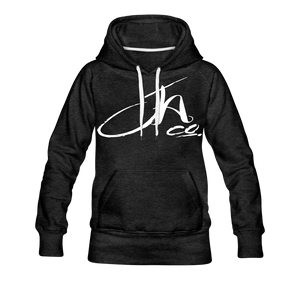 Women's Signature JA CO Premium Hoodie - charcoal gray