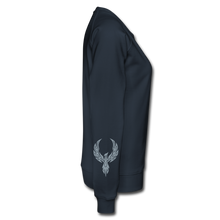 Women’s Signature Phoenix Premium Sweatshirt (Glitter Print) - navy