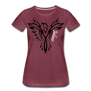 Women’s Phoenix II  Premium T-Shirt - heather burgundy