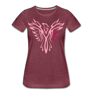 Women’s Signature Phoenix Premium Tee - heather burgundy