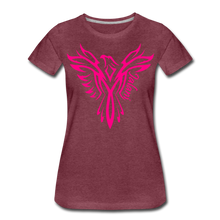 Women’s Signature JA CO Premium Tee - heather burgundy