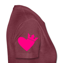 Women’s Signature JA CO Premium Tee - heather burgundy