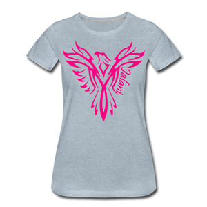 Women’s Signature JA CO Premium Tee - heather ice blue