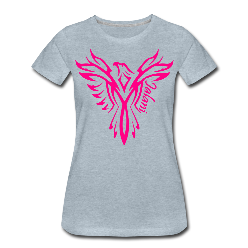 Women’s Signature JA CO Premium Tee - heather ice blue