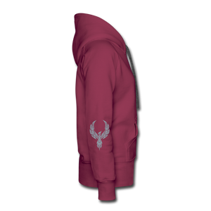 Women’s POWER AND INFLUENCE Premium Hoodie - burgundy