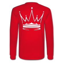 Men's Power And Influence Long Sleeve T-Shirt - red