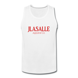 Men’s Signature Jlasalle Premium Tank - white