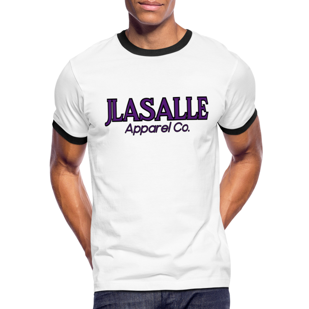 J's Shirts 2022 Ringer - white/black