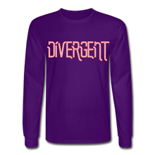 Men's Featured Signature Jlasalle Long Sleeve Tee - purple