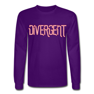 Men's Featured Signature Jlasalle Long Sleeve Tee - purple