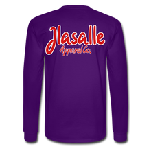 Men's Featured Signature Jlasalle Long Sleeve Tee - purple