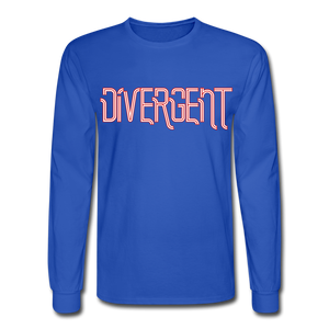 Men's Featured Signature Jlasalle Long Sleeve Tee - royal blue