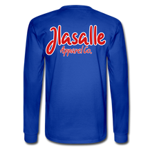 Men's Featured Signature Jlasalle Long Sleeve Tee - royal blue