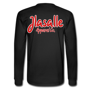 Men's Featured Signature Jlasalle Long Sleeve Tee - black