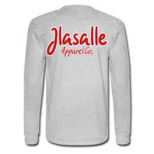 Men's Featured Signature Jlasalle Long Sleeve Tee - heather gray