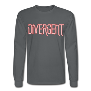 Men's Featured Signature Jlasalle Long Sleeve Tee - charcoal