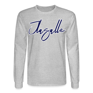 Men's Signature Jlasalle Premium L/S Tee - heather gray