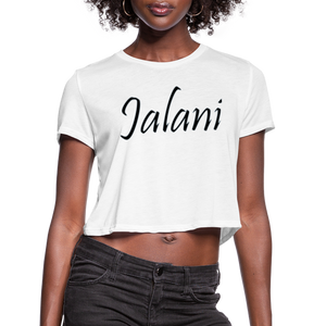 Women's Signature Jalani Cropped T-Shirt - white
