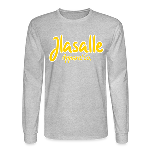 Men's Signature Jlasalle Premiuim L/S Tee - heather gray
