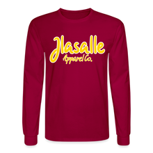 Men's Signature Jlasalle Premiuim L/S Tee - dark red