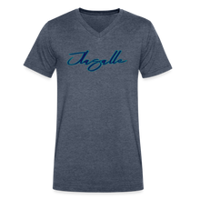 Men's Signature Jlasalle Premium V-Neck Tee - heather navy