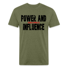 Men's Power And Influence Premium Tee - heather military green