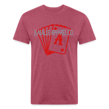 Men's Aces Premium Tee - heather burgundy