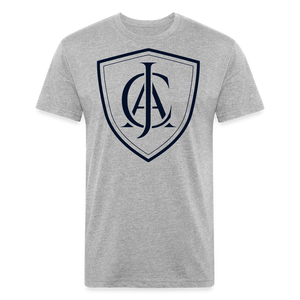Men's Signature JAC Crest Premium (Black Out) Tee - heather gray