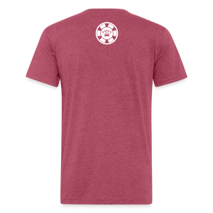 Men's Signature Jlasalle Premium Tee - heather burgundy