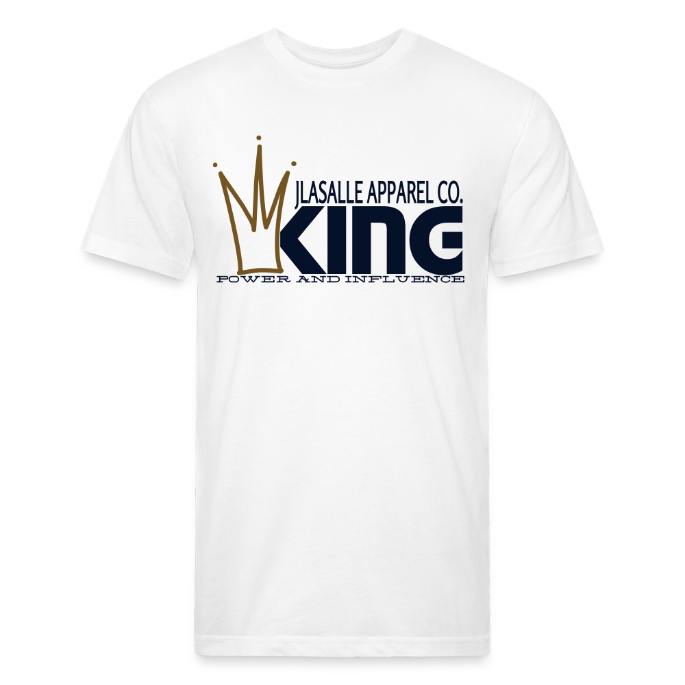 Men's King Premium Tee (Metallic Flake) - white