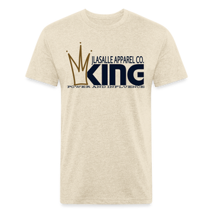 Men's King Premium Tee (Metallic Flake) - heather cream